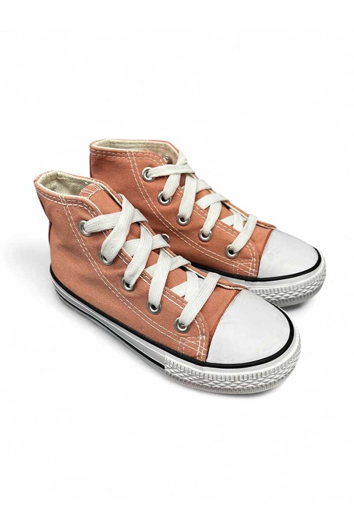 BOTA DEPORTIVA MEDIO BASKET LONA NIÑO Salmon