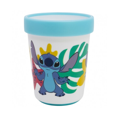 Vaso Plástico Stitch para Microondas 260 ml U