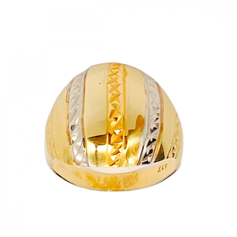 Anillo Labrado-Oro bajo-Sin Piedra-AN8188 - sinpiedra — Mamba Negra