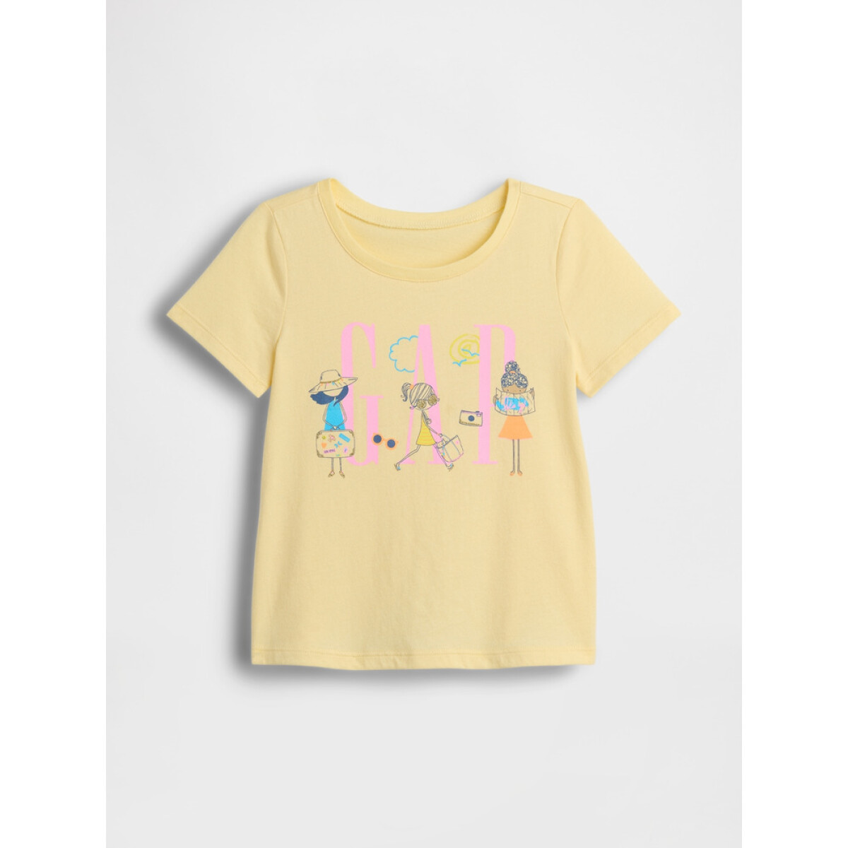 V-FRCH BF LOGO TEE SU26 - LIGHT YELLOW 