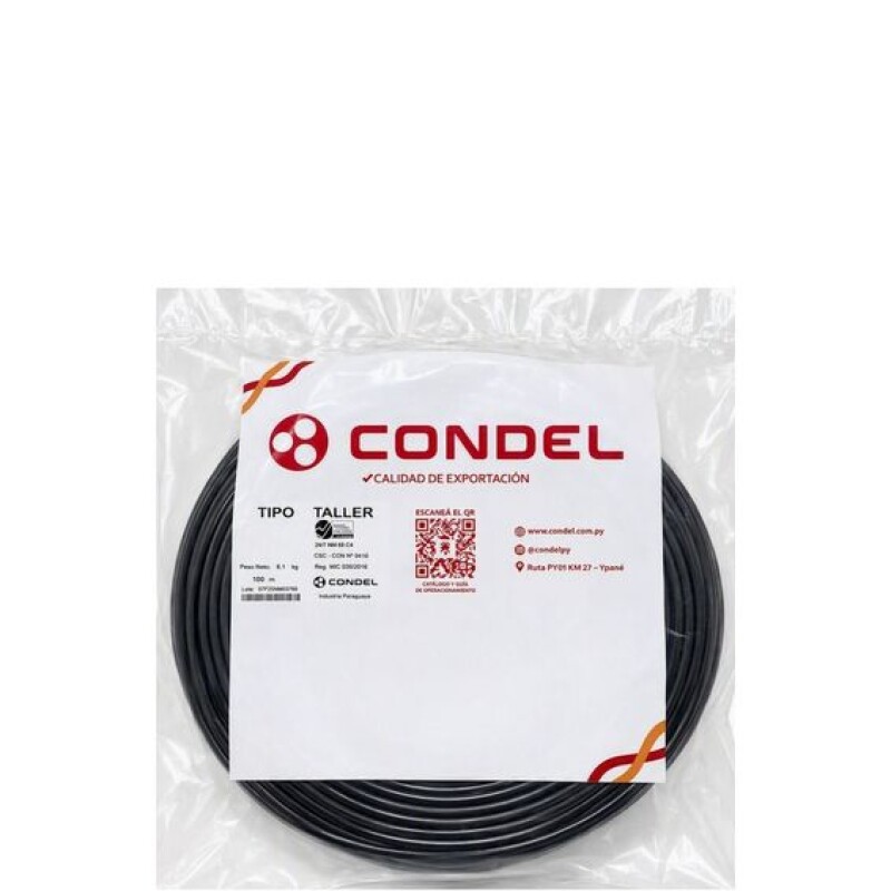 CABLE TIPO TALLER 3X 2,50MM2 CONDEL CABLE TIPO TALLER 3X 2,50MM2 CONDEL
