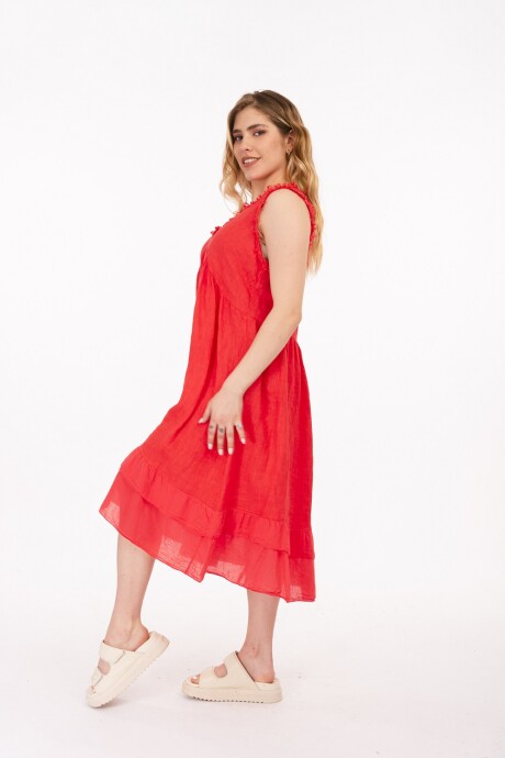 Vestido Toba Rojo