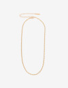 Collares Cortos Metal Collar Corto Metal Delicado - Dorado