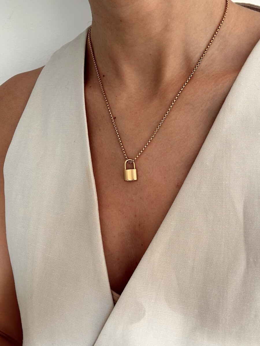 COLLAR LOCK ROCK - GOLD 