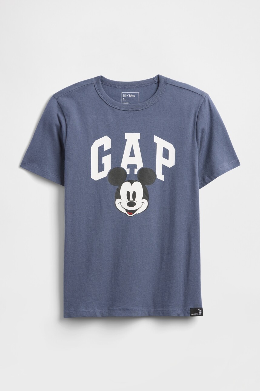 Remera Logo Gap Disney Niño Blue Ridge