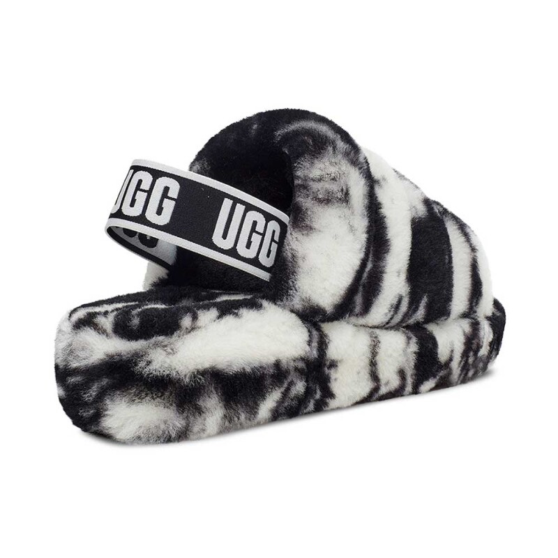 Fluff Yeah Slide Marble W - Mujer Black