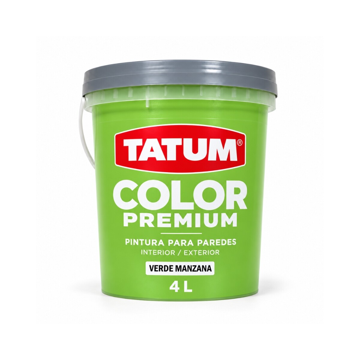 Pintura Tatum Color Verde Manzana 4lt 