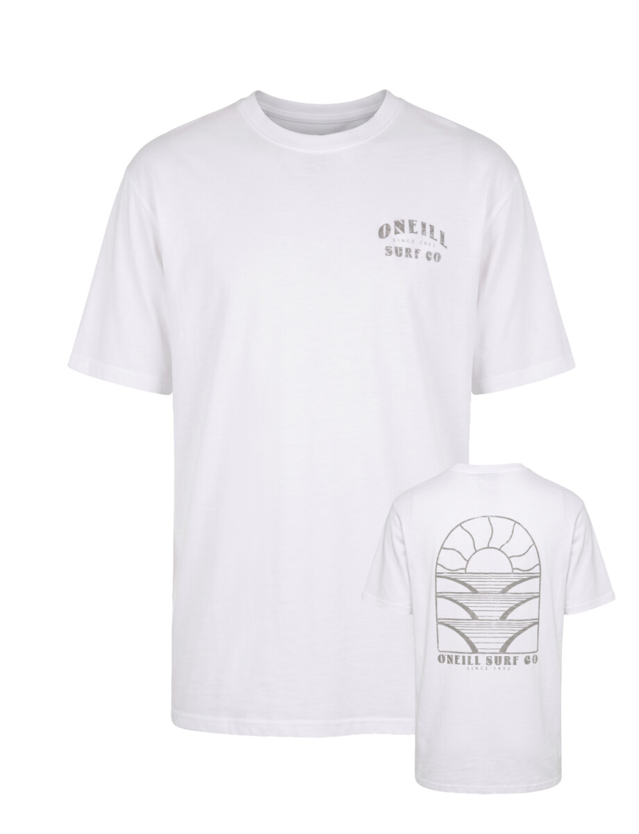 Remera O'Neill Overzized Boxy Horizon - Blanco 