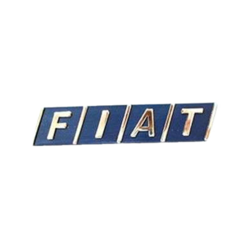 EMBLEMA "FIAT" (CROMADO FONDO AZUL) Emblema "fiat" (cromado Fondo Azul)