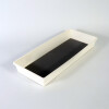 BADEJA RECT PLAST BLANCO 41X17X5CM Unica