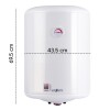 Calefón Termotanque De Acero Enxuta 60 Lts Tenx2160 Color Blanco Calefón Termotanque De Acero Enxuta 60 Lts Tenx2160 Color Blanco