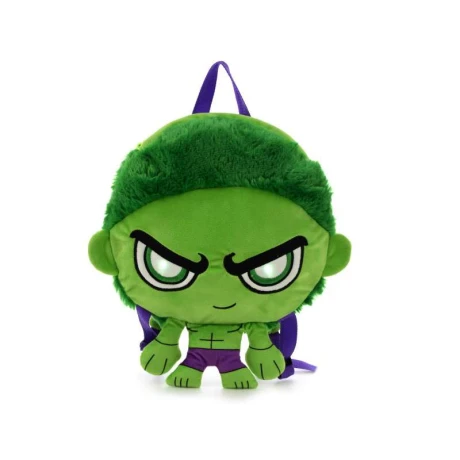 Mochila Marvel Avengers Hulk con Luz Led y Pelo 35cm 001