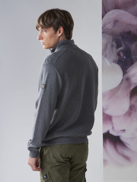 FLEECE MARSELLA GRIS OSCURO MELANGE