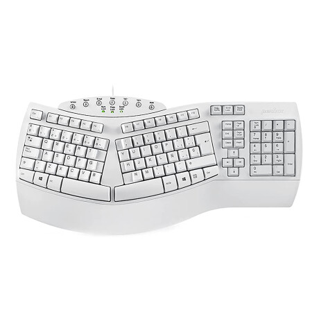 Teclado Ergonómico Usb Perixx 512 Multimedia 001