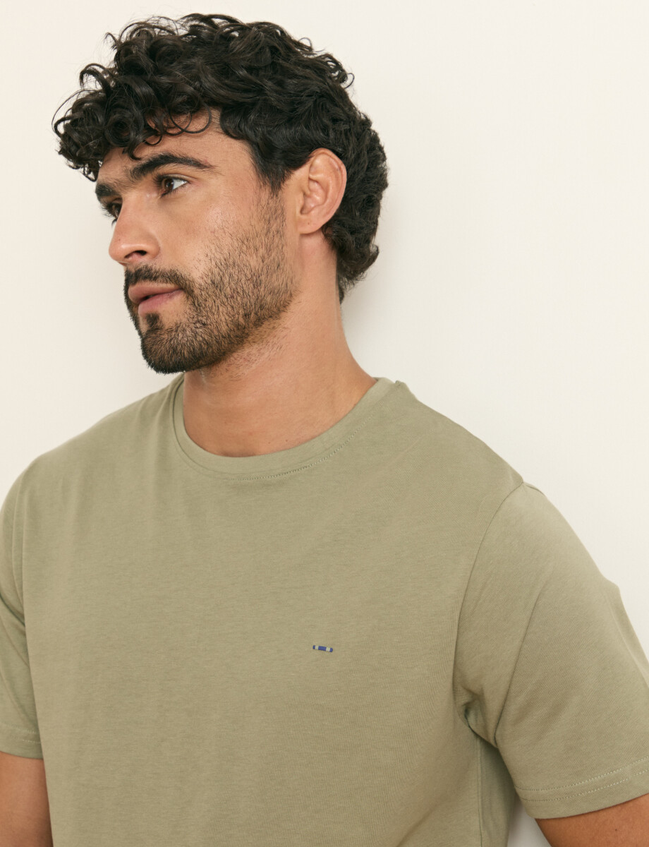 520658 T-SHIRT HARRINGTON LABEL Verde