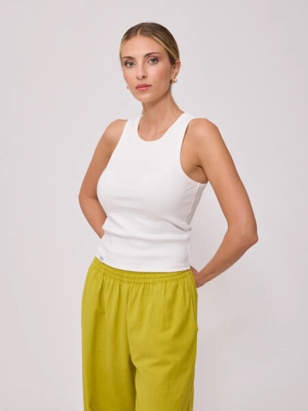 MUSCULOSA RUSTY NAIRA BLANCO