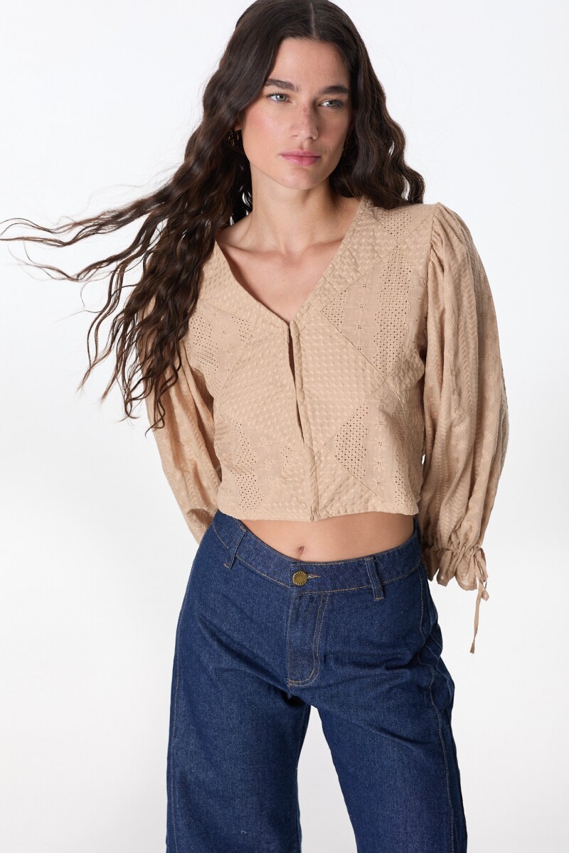 Camisa Rumba Beige