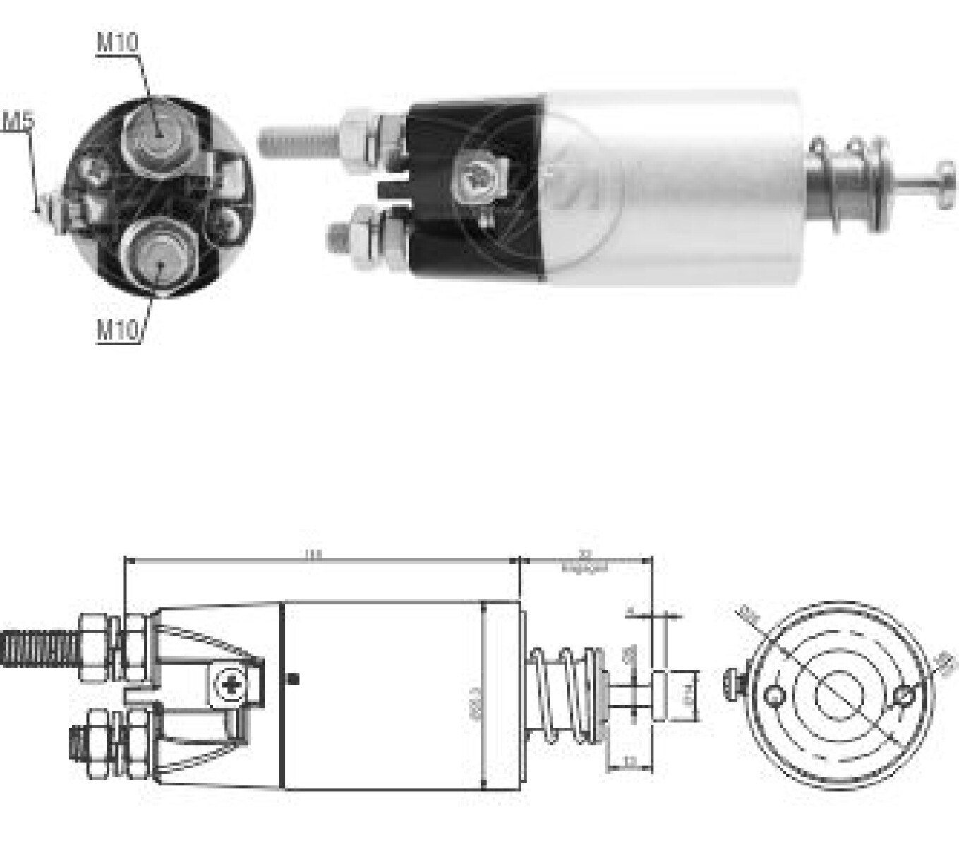 AUTOMATICO DE ARRANQUE SCANIA MITSUBISHI 24V ZM 