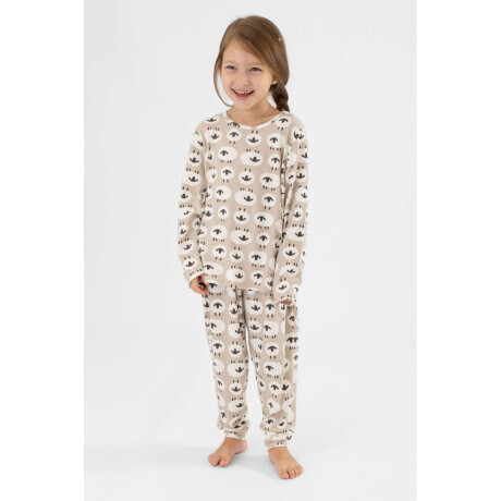 Pijama infantil ovejita Gris melange