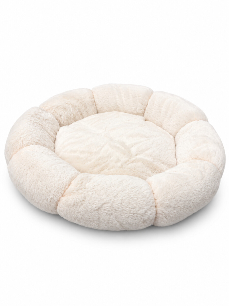 CAMA PERROS FLOR - CAMEL 
