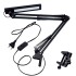Lampara Portátil Escritorio Articulada Led Morsa Arquitecto Variante Color Negro