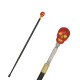 BASTON CON ESTILETE Craneo Rojo/gp001