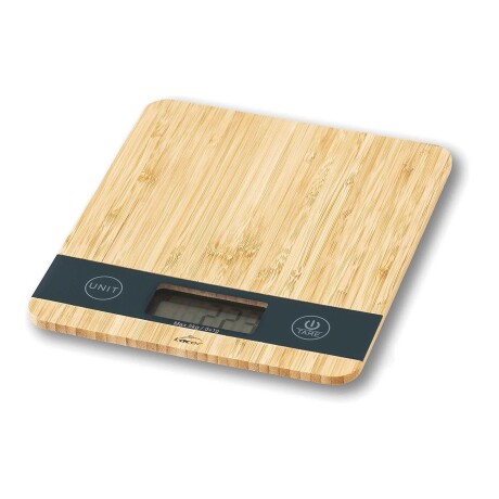 Balanza digital de cocina bamboo 5 kgs Balanza digital de cocina bamboo 5 kgs