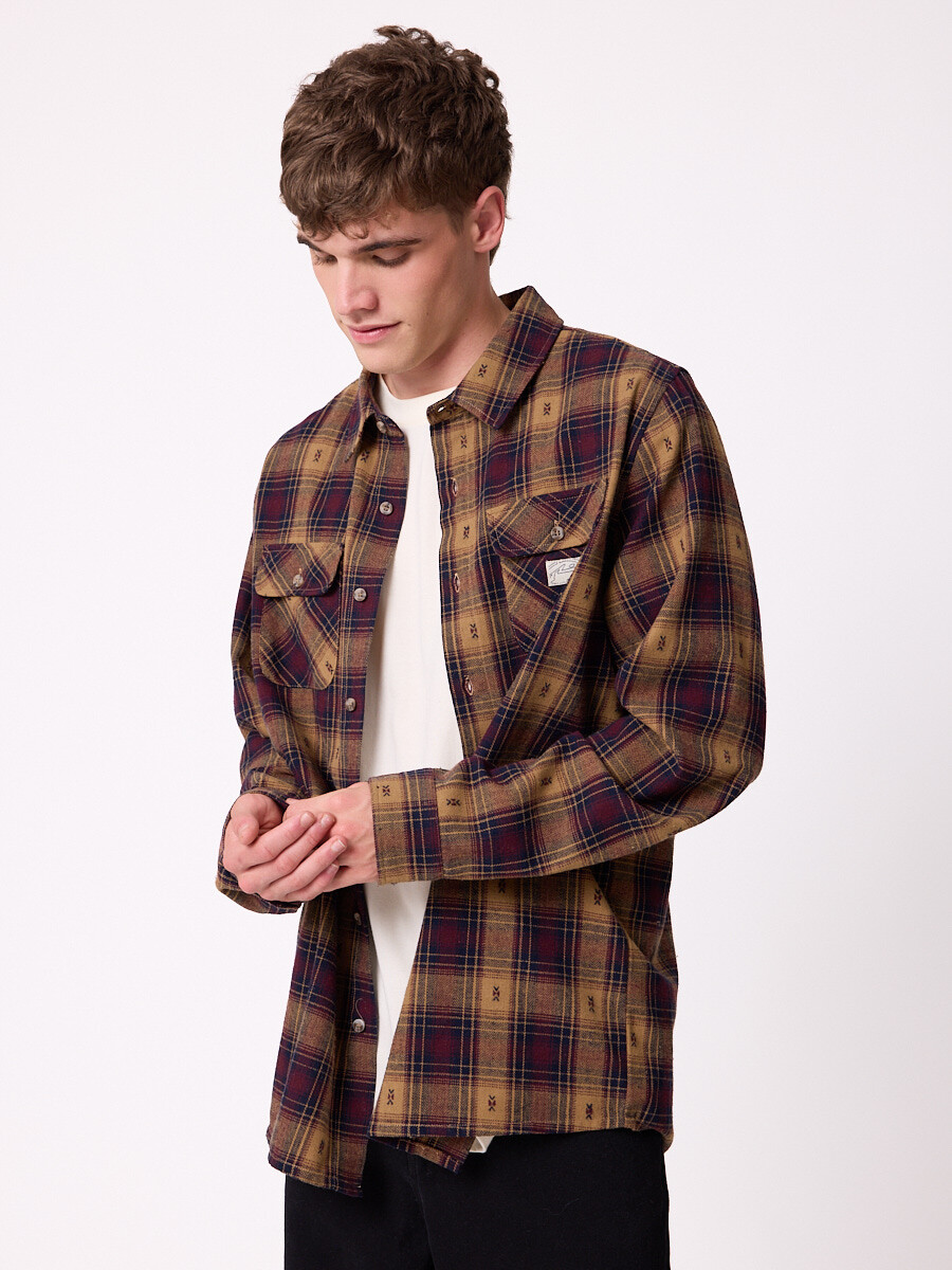 CAMISA NEVILLE RUSTY - Bordeaux 