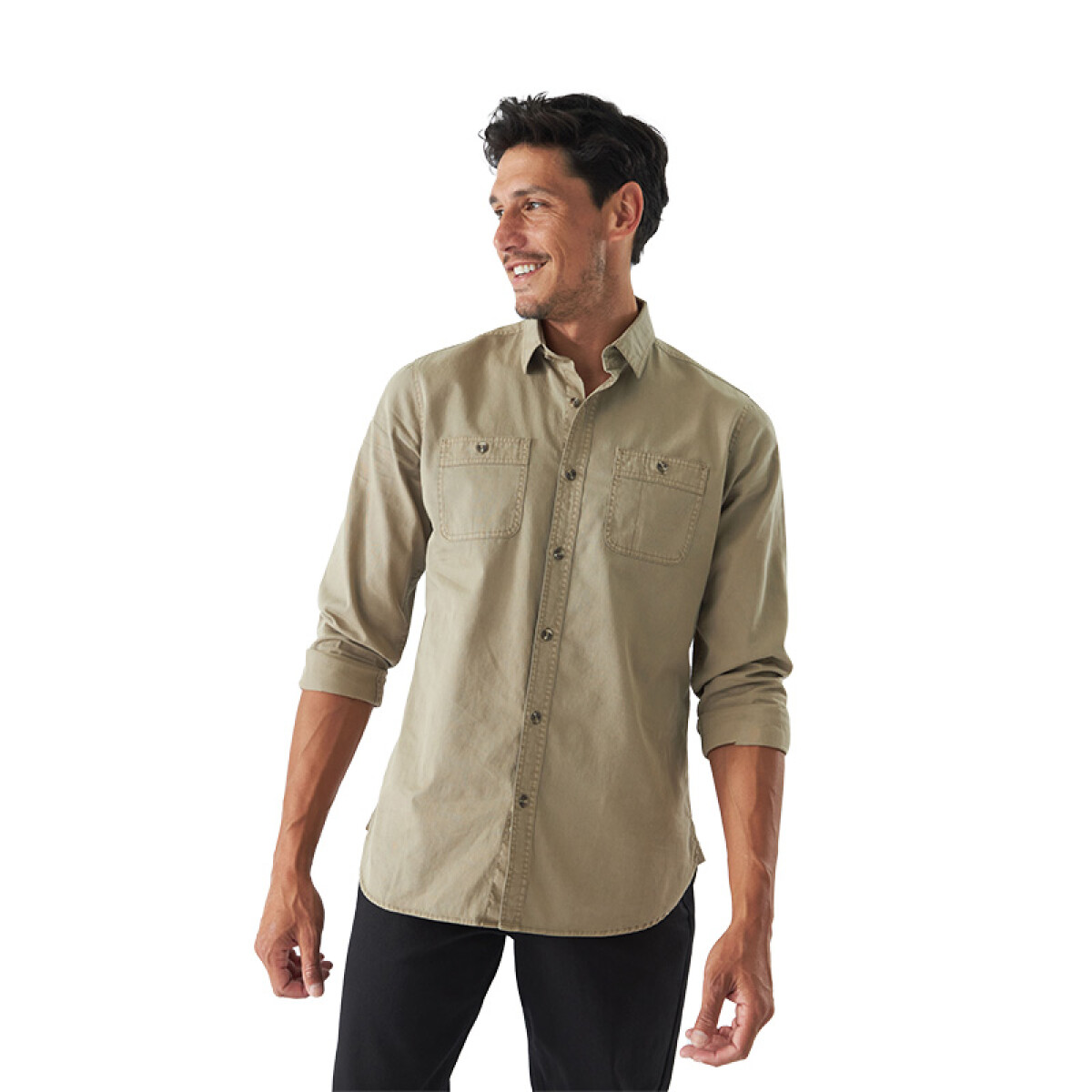 Camisa - Mistral - Mistral Camisa M/L MORRISEY de Hombre - 2490606I - Kaki 