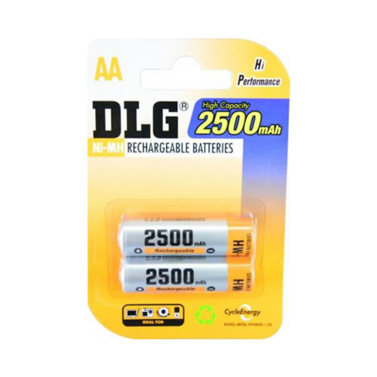 Pila AAA recargable DLG 9000 mAh blister x 2 