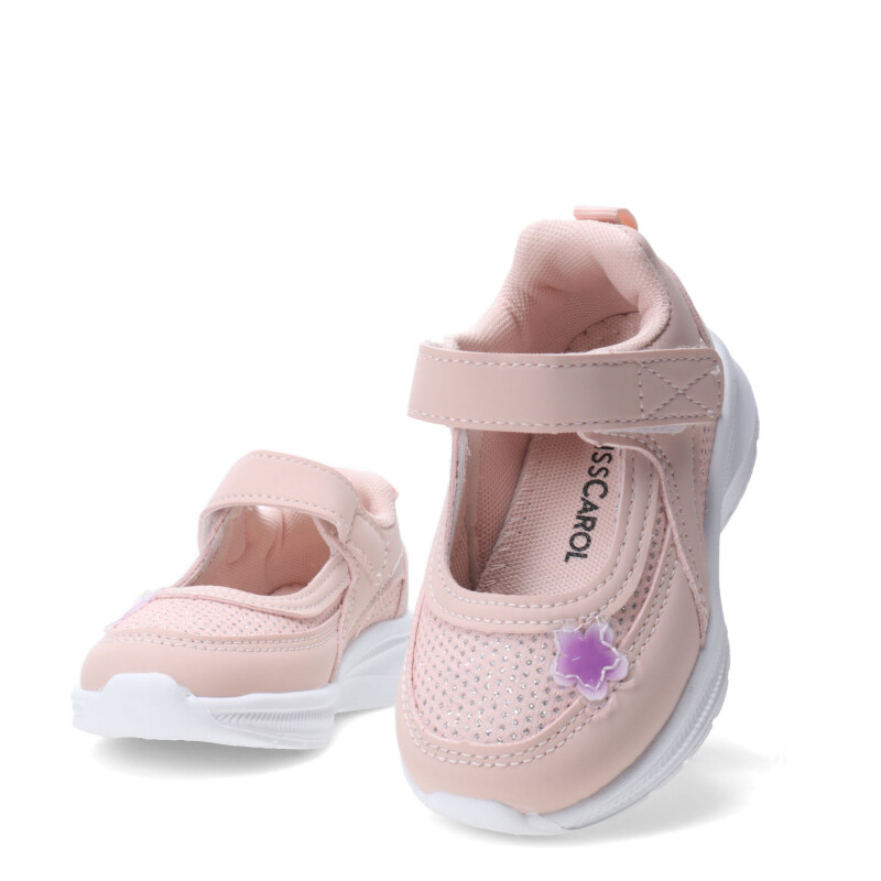 Championes de Niña MINI Miss Carol LURK con velcro Rosado