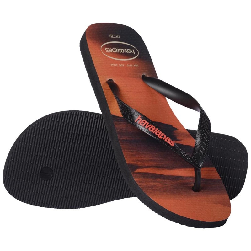 Sandalias Havaianas Top Surfer I Hombre Negro