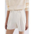 SHORTS FEM BEGE