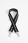 Correa para cartera detalle bordado negro