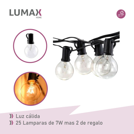 Pack x 2 Guirnalda Guía De Luces Vintage Pack x 2 Guirnalda Guía De Luces Vintage