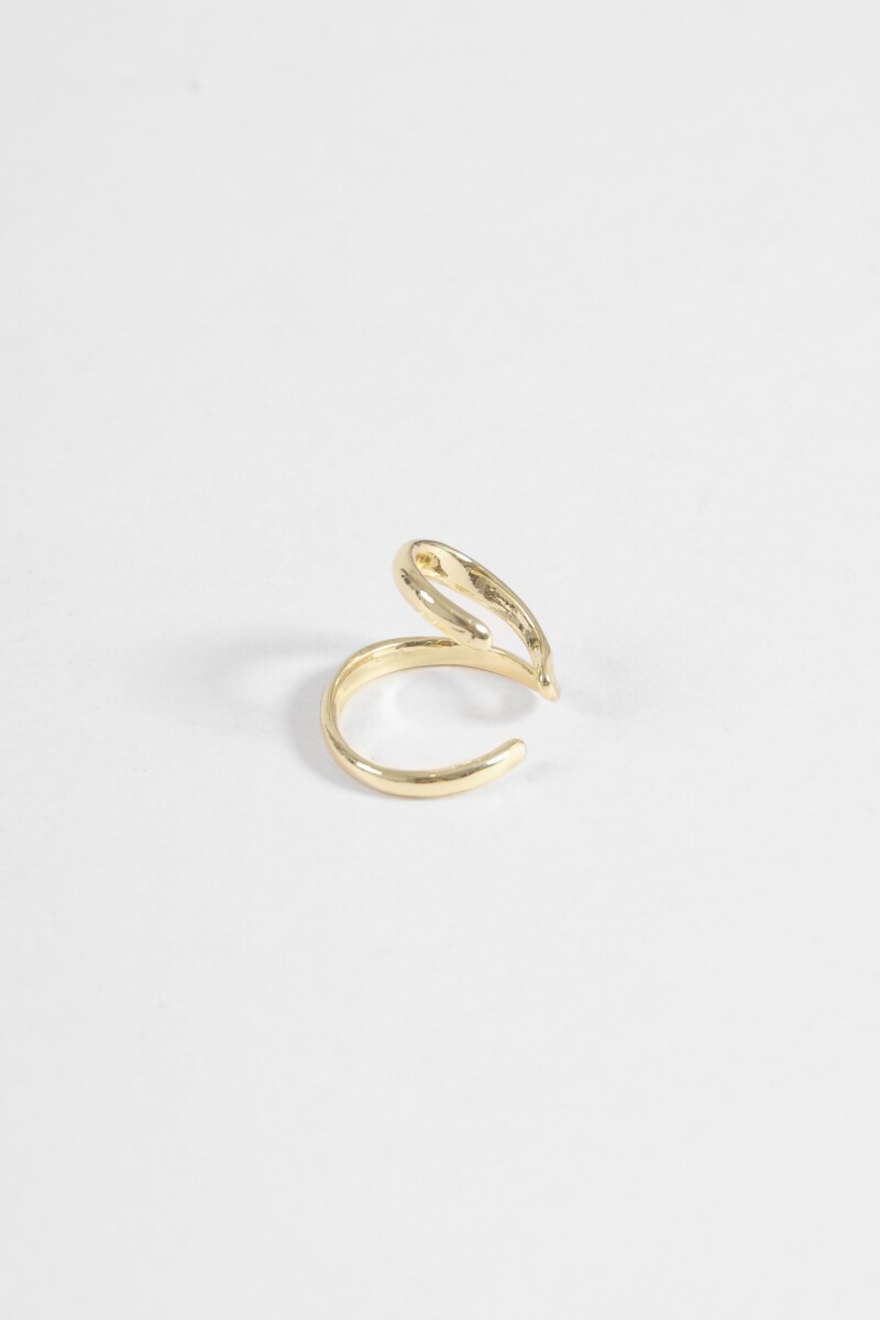Earcuff wavy dorado
