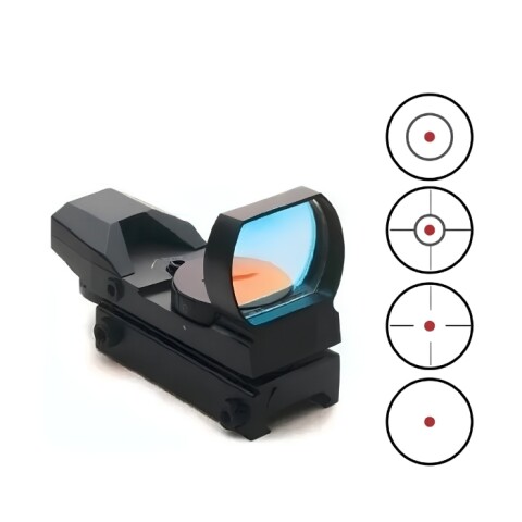 Mira Holográfica Para Rifle Punto Rojo y Verde Mira Holográfica Para Rifle Punto Rojo y Verde