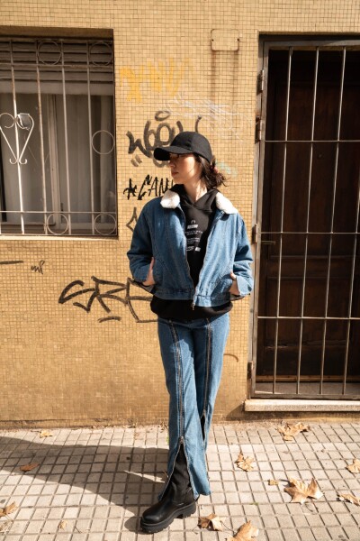 Jeans Cierre Azul