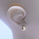 Aros oro 18k amarillo lisos chicos bombé. Aros oro 18k amarillo lisos chicos bombé.