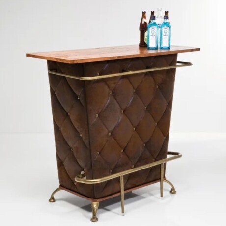 MESA DE BAR LADY ROCK VINTAGE Marrón - -