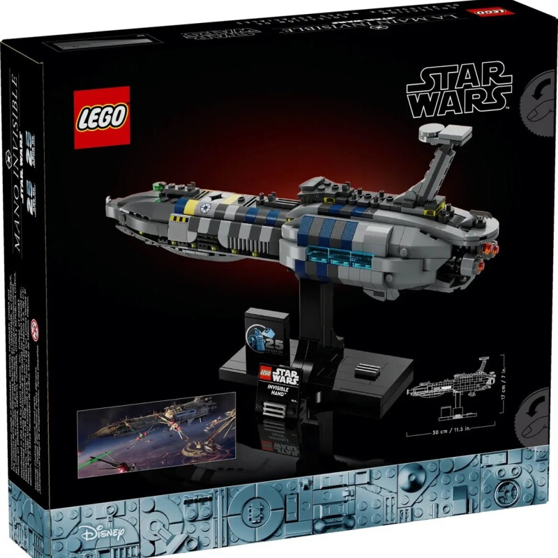 LEGO Star Wars Invisible Hand 25 Aniversario – Nave General Grievous 557 Piezas LEGO Star Wars Invisible Hand 25 Aniversario – Nave General Grievous 557 Piezas