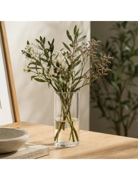 FLORERO 760ML ROUND GLASSIA 15x8CM FLORERO 760ML ROUND GLASSIA 15x8CM