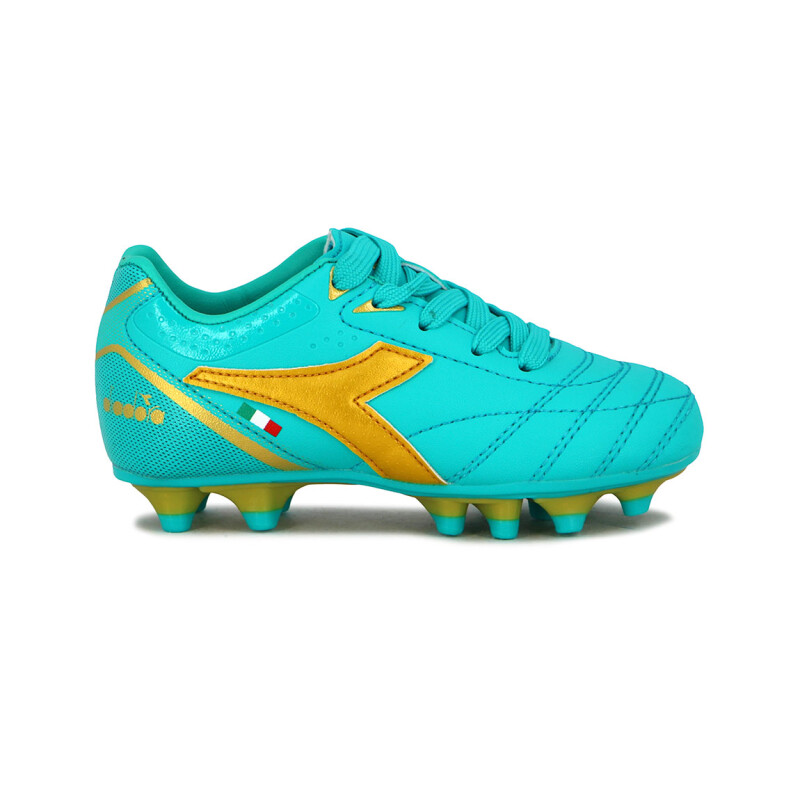 Diadora Futbol Roma Md Baby - Turquesa/oro Turquesa-oro