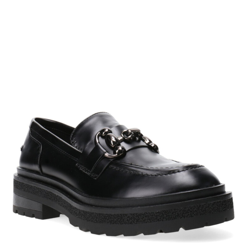 Zapatos de Mujer Miss Carol DOULE Mocasin con hebilla Negro