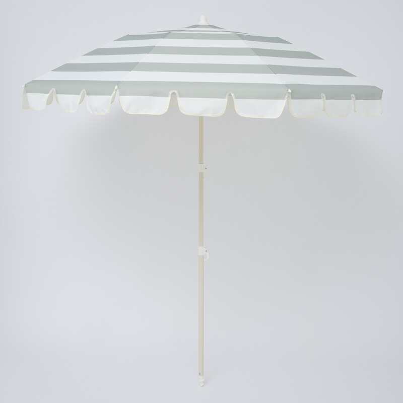 SOMBCOMP Sombrilla De Playa Compacta Sunnylife - Sea Sage Stripe