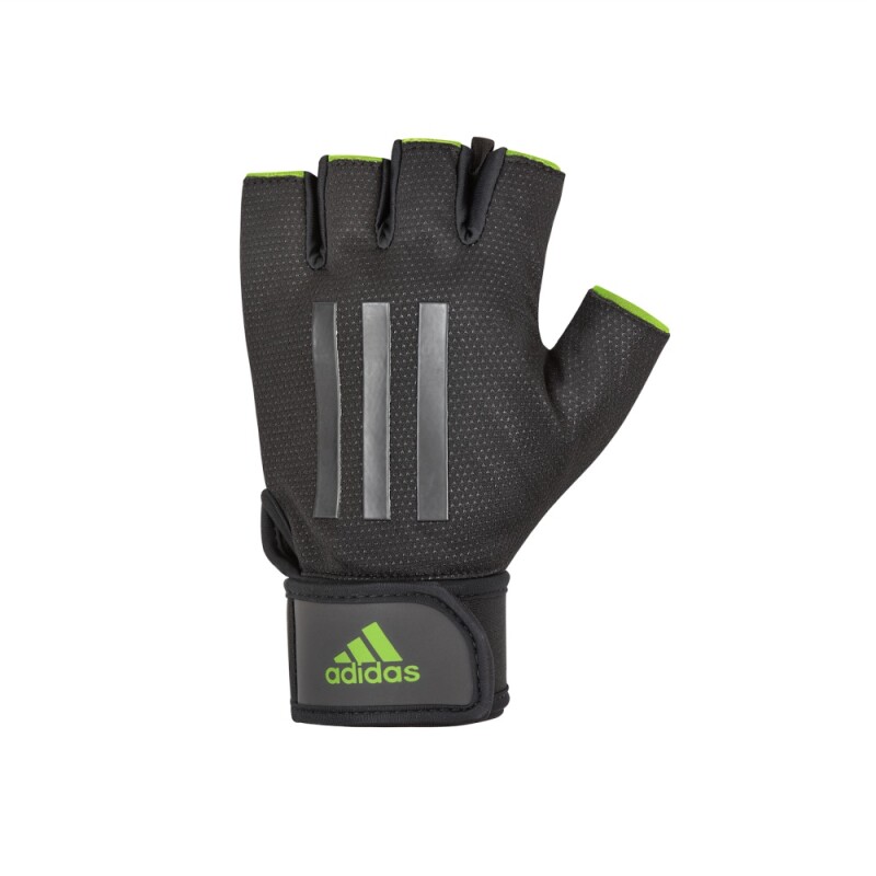 Guante Elite Negro Con Verde Adidas Negro