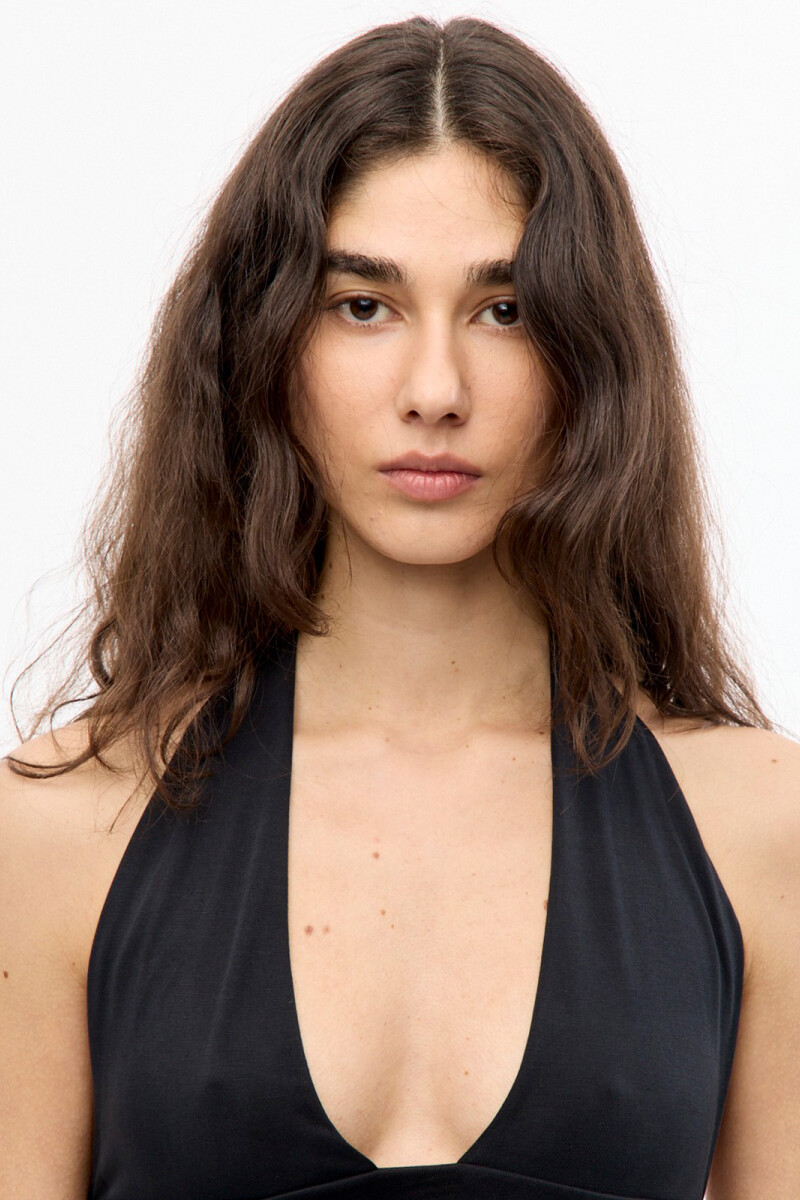 TOP AGNES HALTER Negro