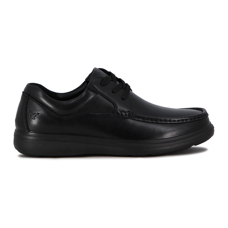 Zapato Starsax Hombre Acordonado Casual - Negro Negro