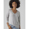 VMBRIANNA 3/4 V-NECK PULLOVER BOO REP Light Grey Melange