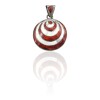 Dije Colgante Espiral-Plata 950-Nacar y Coral-CP4285 conpiedra